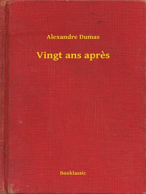 cover image of Vingt ans apres